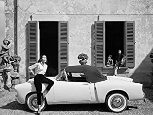 AAArt G6891 Convertible Alfa Romeo Motorcar Vintage Old Photo Decor Wall 24x18 Poster Print