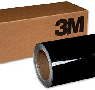3M 2080 G12 Gloss Black 5ft x 12ft (60 Sq/ft) Car Wrap Vinyl Film