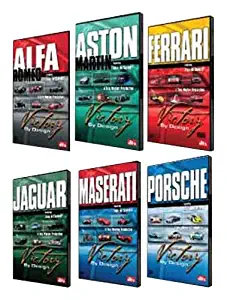 Victory By Design DVDs. Complete Set. Porsche Ferrari Maserati Aston Martin Alfa Romeo Jaguar DVD. Race-winning cars driven hard. Unique footage, rare cars, hidden in private collections. "Car Porn" The New York Times