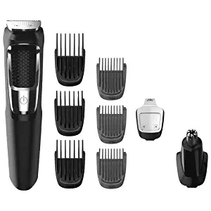 Philips Norelco Multigroom All-in-One Trimmer Series 3000 with 13 pieces (Packaging May Vary)