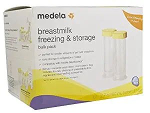 Medela Breast Milk Freezer Pack, 2.7 oz (80ml) Bottles (Pack of 24)