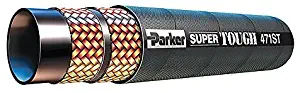 Parker 471ST-8-RL Synthetic Rubber Multipurpose Hydraulic Hose, 1/2" Hose ID (25 Ft)
