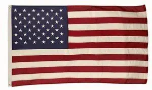 2x3 FT US AMERICAN COTTON FLAG EMBROIDERED STARS SEWN STRIPES VALLEY FORGE