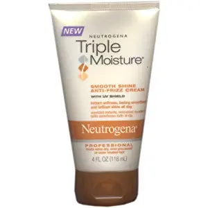 Neutrogena Hair Care Triple Moisture Smooth Shine Anti- Frizz Cream 4 fl oz (118 ml)