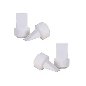 Maymom Pump Valves for Philips AVENT ISIS Breast Pumps; Duckbills to Replace Philips AVENT Valves Used in Manual, Single Electric Breastpump and Twin Electric Breast Pumps Valves (aka Avent Duckbills or Philips Valves or Avent ISIS Valves); 4 Pieces in Retail Package (Factory Sealed).