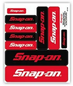 Snap on Tools Logo Decal Sheet