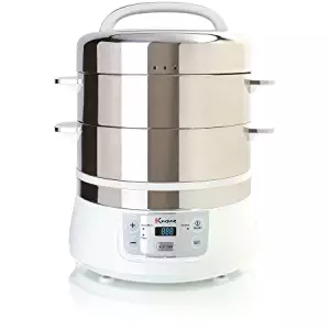Euro Cuisine Stainless Steel Electric Food Steamer