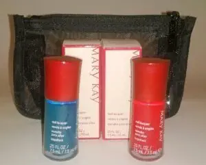 Mary Kay Hollywood Mystique ~ Radiant Red & Tempting Teal Nail Lacquer Polish Set