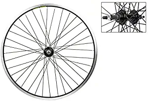 Wheel Master Rear Bicycle Wheel 24 x 1.75 36H, Alloy, Bolt On, Black
