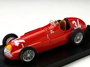 Brumm Alfa Romeo 158 #34 Juan Manuel Fangio - 1950 Monaco Grand Prix - 1/43rd Scale Model