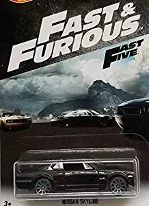 Hot Wheels Fast and Furious 2018 Series Black Nissan Skyline DIE-CAST Exclusive, F&F Nissan