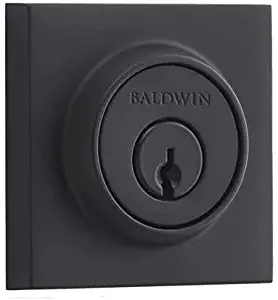 Baldwin SCCSD190 Contemporary Single Cylinder Deadbolt, Satin Black