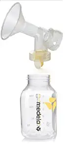 Medela One-Piece Breastshield w/ Valve and Membrane and 150ml Bottle