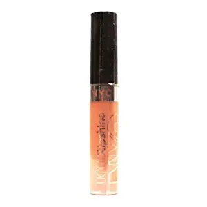 N.Y.C. New York Color Liquid Lipshine Lip Gloss, Brighton Beach Peach, 0.24 Fluid Ounce