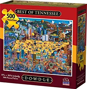 Dowdle Jigsaw Puzzle - Best of Tennessee - 500 Piece