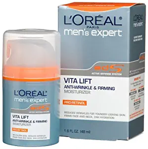 Loreal Mens Expert Vita Lift Anti-wrinkle and Firming Moisturizer - 1.6 Oz, Pack of 3