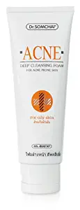 Dr. Somchai Anti-acne Deep Cleansing Facial Foam for Oily-combination Skin Made in Thailand