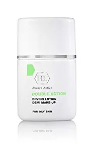 HL Always Active Double Action Drying Lotion with Demi Makeup for Oily Skin 1 fl oz. Faster Healing of Blemishes. Prevents Oily Sheen & Breakouts. Lessens Acne for Healthier, More Beautiful Look