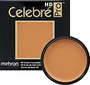 Mehron Makeup Celebre Pro-HD Cream Face & Body Makeup (.9oz) (Medium Dark Olive)