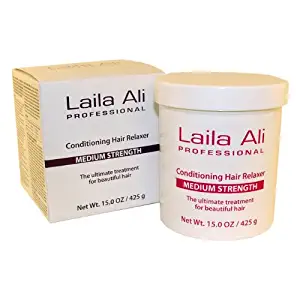 Laila Ali Medium Strength Conditioning Hair Relaxer By Laila Ali for Unisex Treatment, 15 Ounce