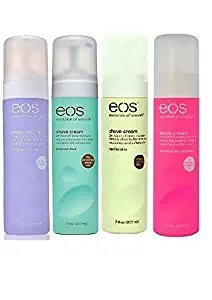 EOS Ultra Moisturizing Shave Cream, Pack of Four Flavours
