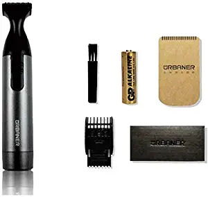 URBANER MB-042 Beard Trimmer Mustache Trimmer Grooming Kit for Men, Battery-Operated, Waterproof