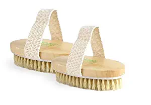 Repechage Body Dry Brush Exfoliator w/Natural Bristles | Manual Exfoliator Helps Reduce the Appearance of Cellulite, Helps Improve Circulation | Deep Pore, Skin Cleansing Eliminates Dead Cells