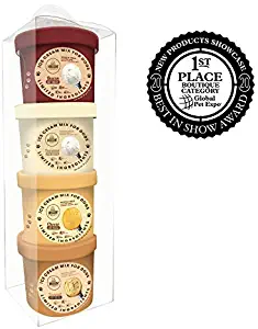 Puppy Cake Hoggin Dogs Sample Pack All 4 Flavors - Ice Cream Mix for Dogs