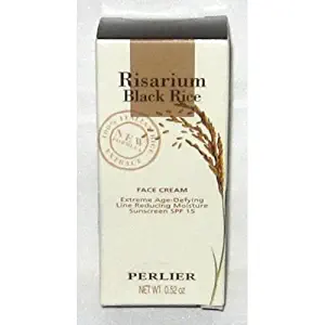 Perlier Risarium Black Rice Face Cream Extreme Age-Defying Line-Reducing Moisture Sunscreen SPF 15, .52 oz. by Perlier Milano