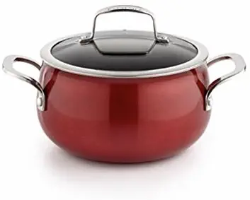 Belgique 3qt Soup Pot With Lid Red