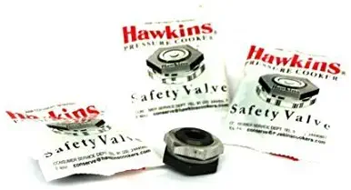 Hawkins B10-10 Stainless Steel Pressure cooker safety Valve 1.5-14L(Multicolour) - Set of 3