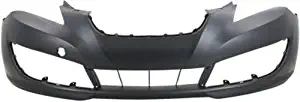Crash Parts Plus Primed Front Bumper Cover Replacement for 2010-2012 Hyundai Genesis Coupe Coupe