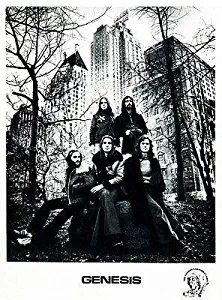 Genesis - 1972 - Band Promotional Poster Phil Collins Mike Rutherford