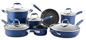 Anolon Advanced Hard-Anodized Indigo 12-Piece Cookware Set (84609)