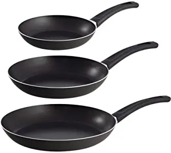 Tramontina 3-Piece EveryDay Nonstick Saute Pan Set Black WLM