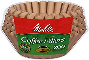 Melitta PAB200 NB - 8-12 Cup Basket Coffee Filter - 200 Ct (Pack of 24)