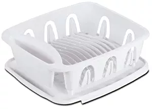 Sterilite 06368004 White Small Ultra Sink Set, (2 Piece)