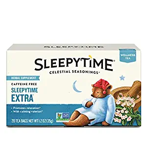 Celestial Seasonings Wellness Tea, Sleepytime Extra, 20 Count Box (Pack of 6)