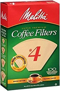 Melitta Number 4 Coffee Filters, Natural Brown, 100 count, 2 Pack
