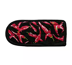 Update International Pan Handle Holders With Chili Pattern, Set of 12