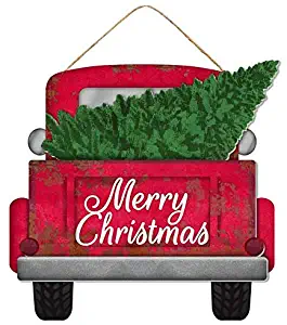 Merry Christmas Tree Truck Sign - 12.25